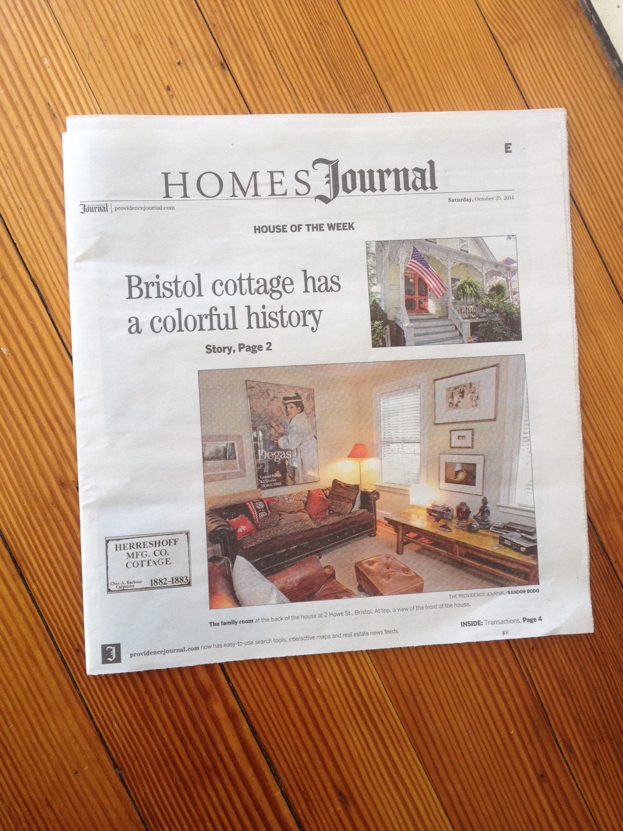 Lila Delman Property Featured in Providence Journal