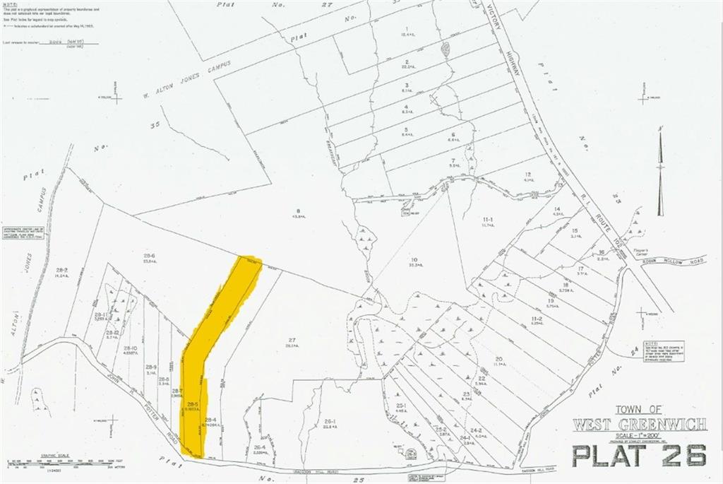 West Greenwich Plat Maps 211 John Potter Rd, West Greenwich - Lila Delman