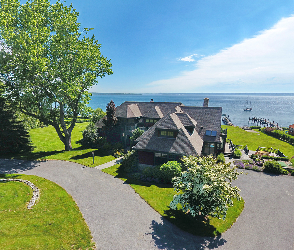 RECORD SALE IN JAMESTOWN   “Seaside,” a Spectacular Waterfront Retreat, Sells for $4.2M