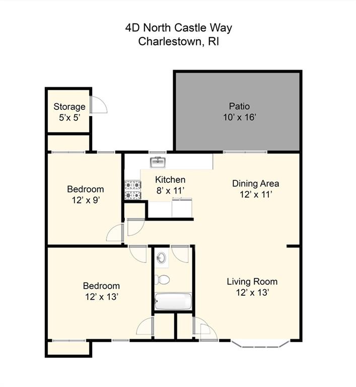 4 N Castle Way, Unit#d, Charlestown