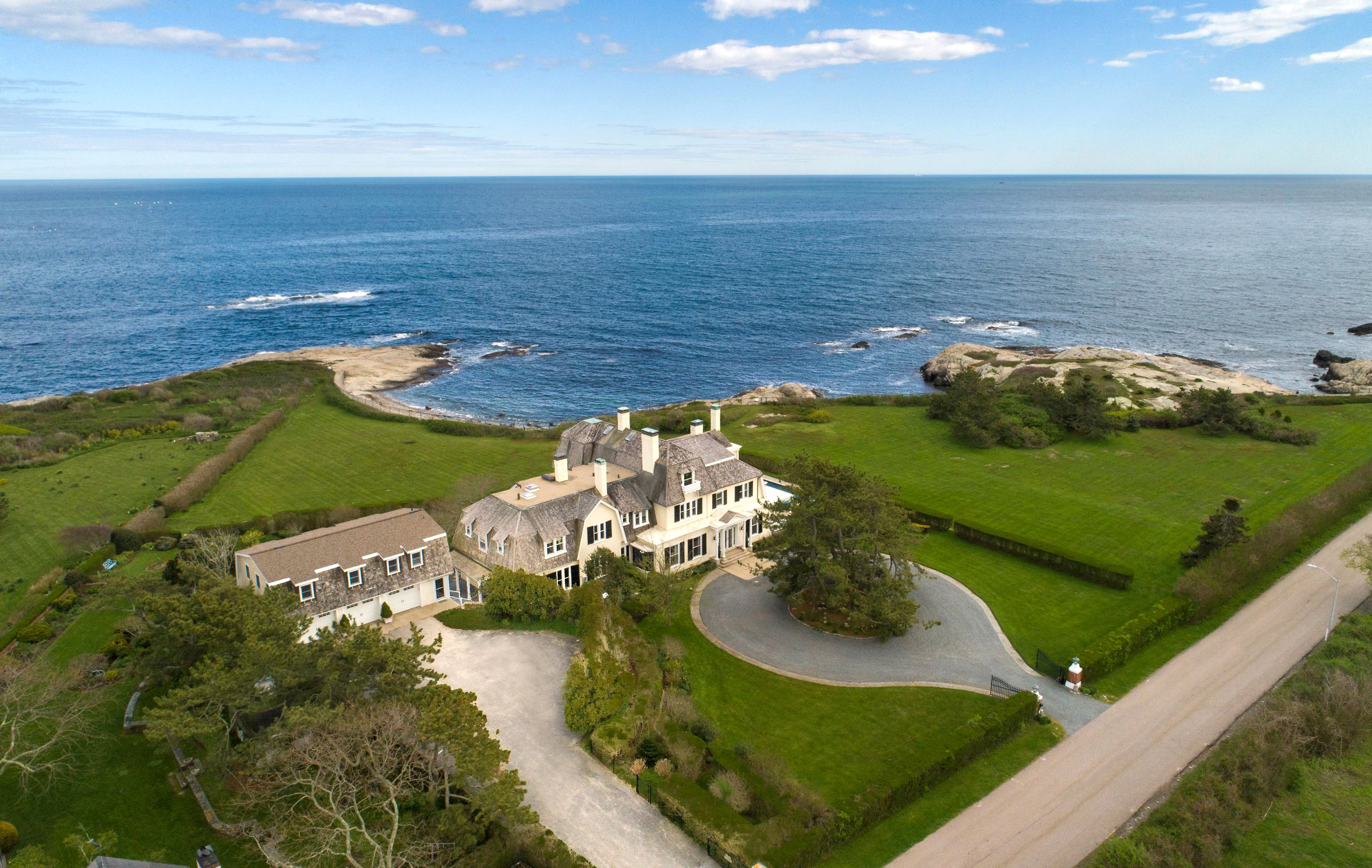 Edith Wharton’s Former Oceanfront Home in Newport Fetches $8.6 Million