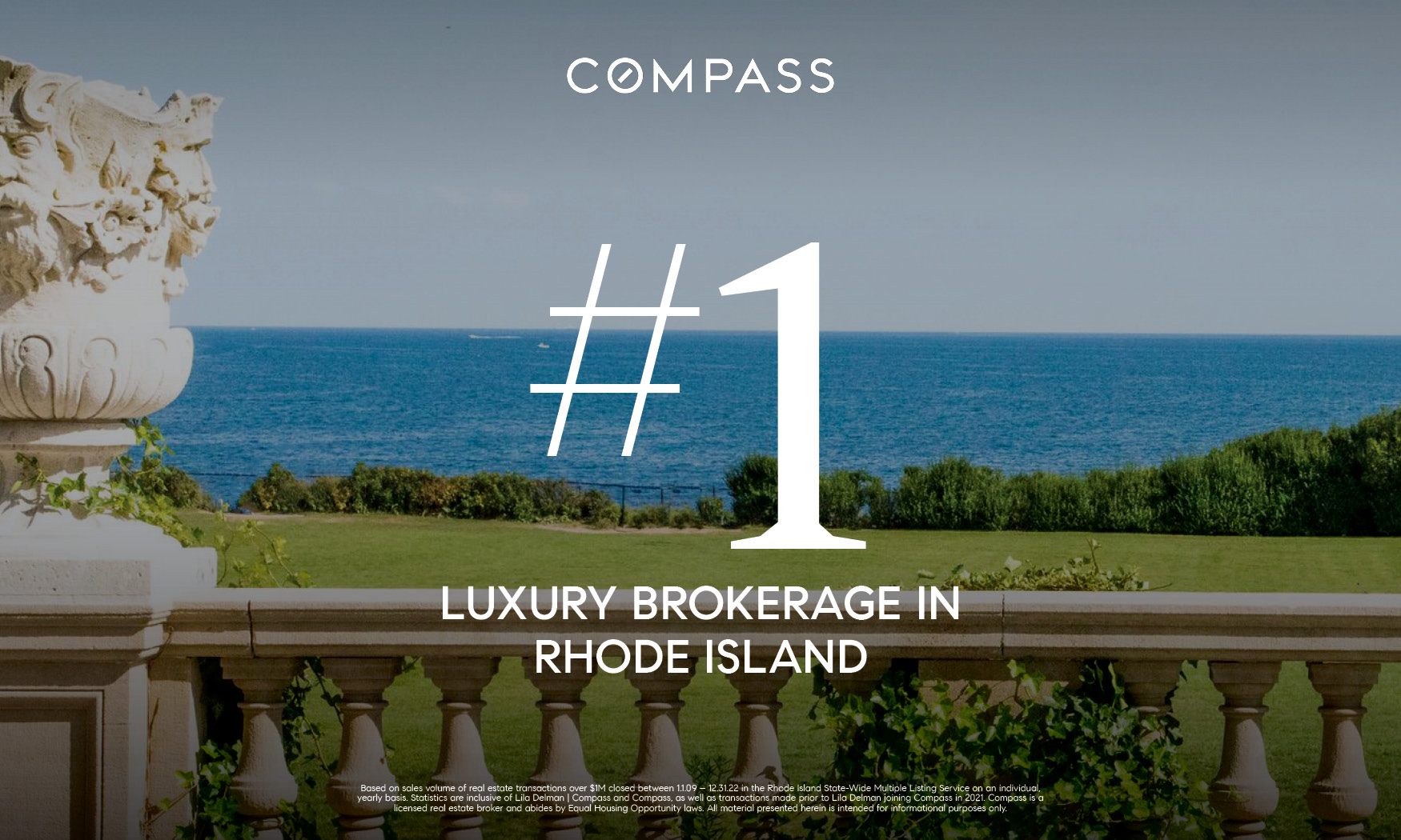 COMPASS LEADS RHODE ISLAND’S LUXURY REAL ESTATE MARKET AND CELEBRATES $1B+ IN SALES IN 2022*