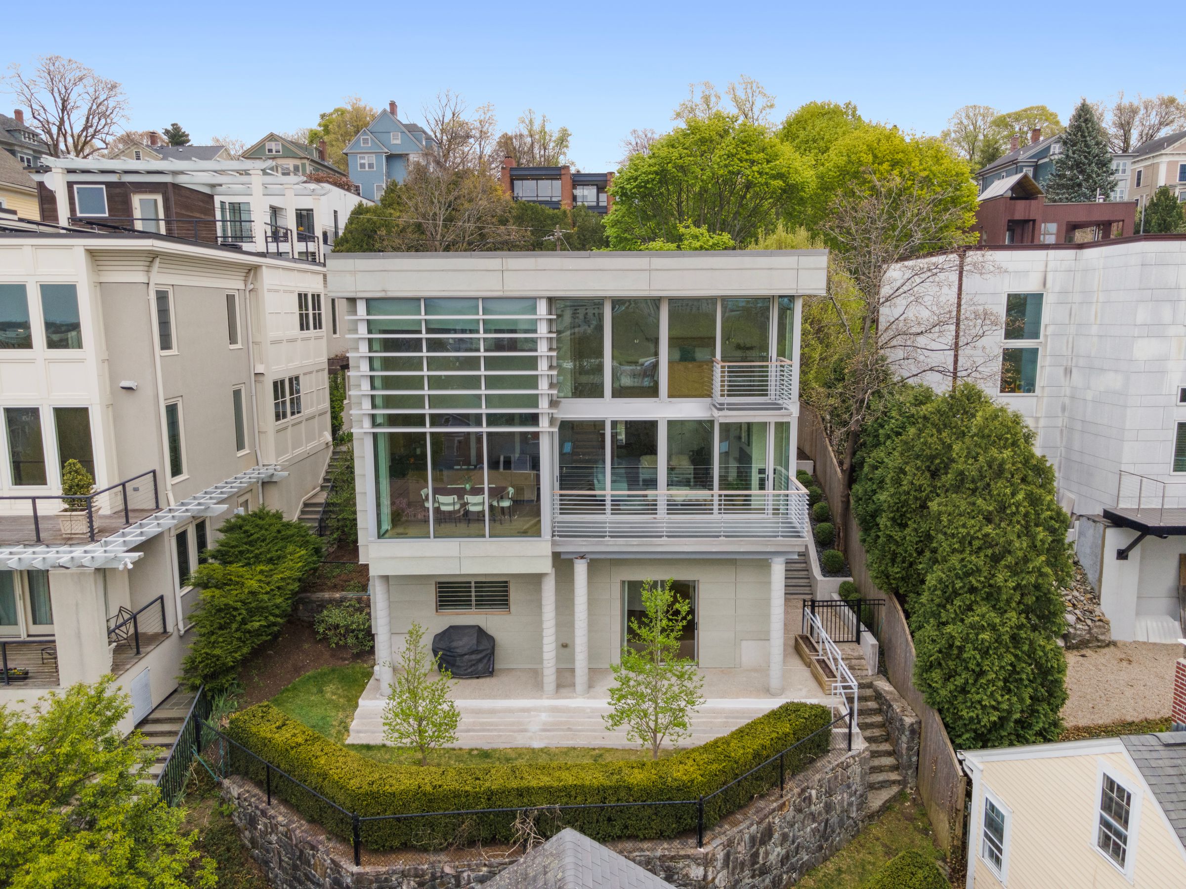 Architect Behind WWII Memorial Designed Modern Providence Mansion, Sells for $2.2 Million with Kevin Fox of Compass