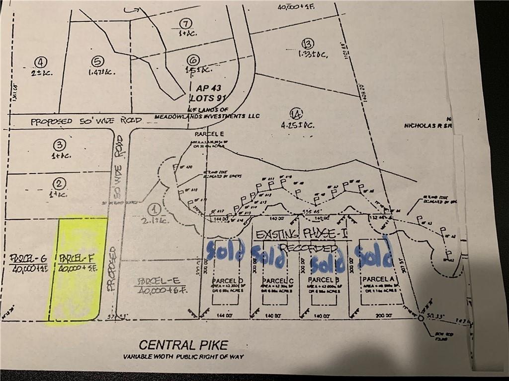 0 Central Avenue.   Lot F, Johnston